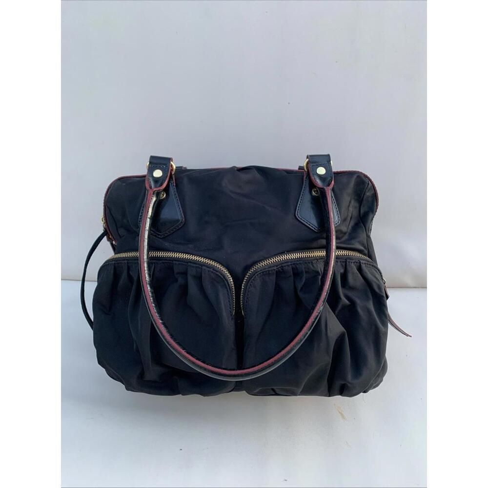 MZ WALLACE Jane Bedford Black Nylon/Leather Shoulder Bag